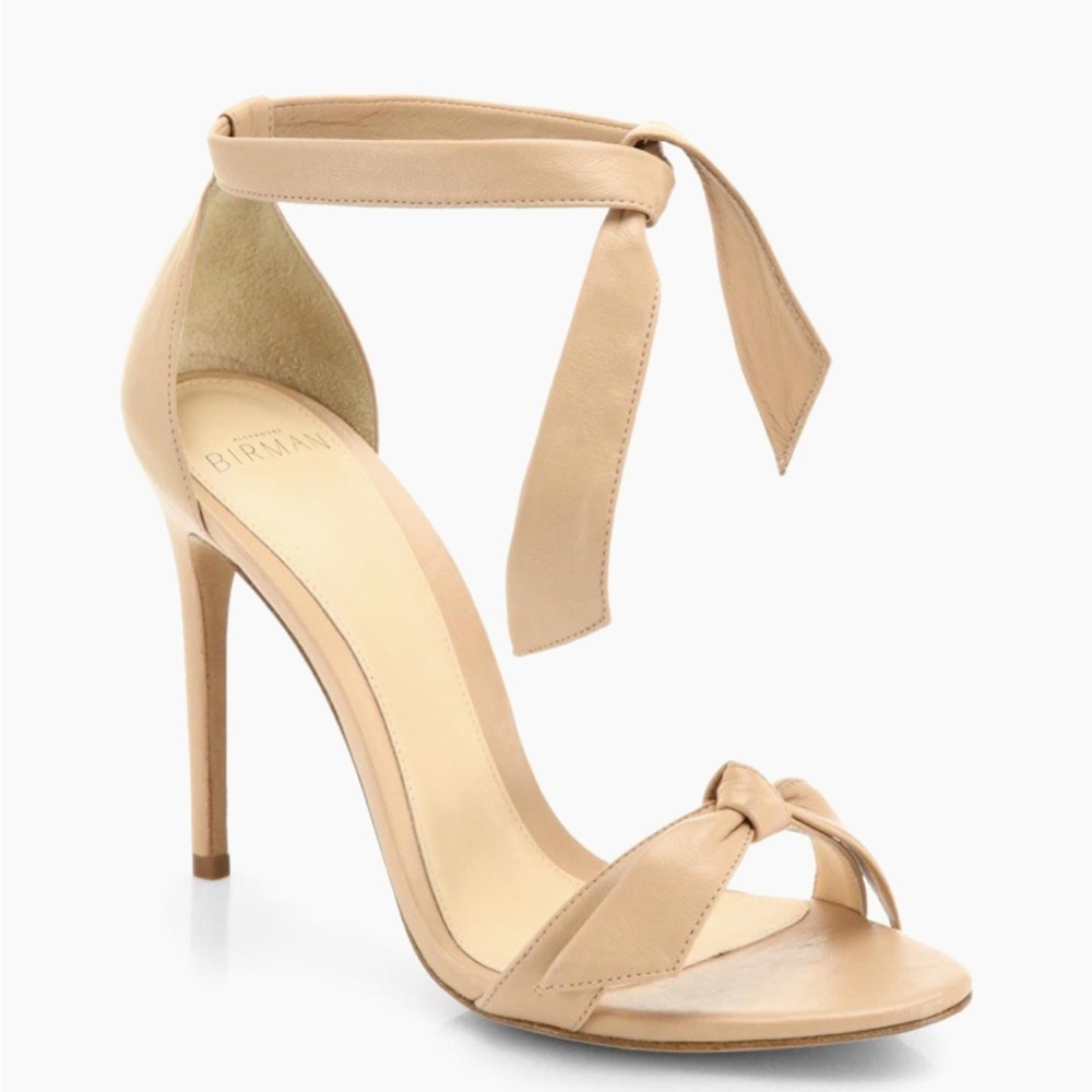 Alexandre Birman Clarita Bow Leather Sandal